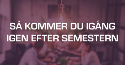 Så kommer du igång igen efter semestern